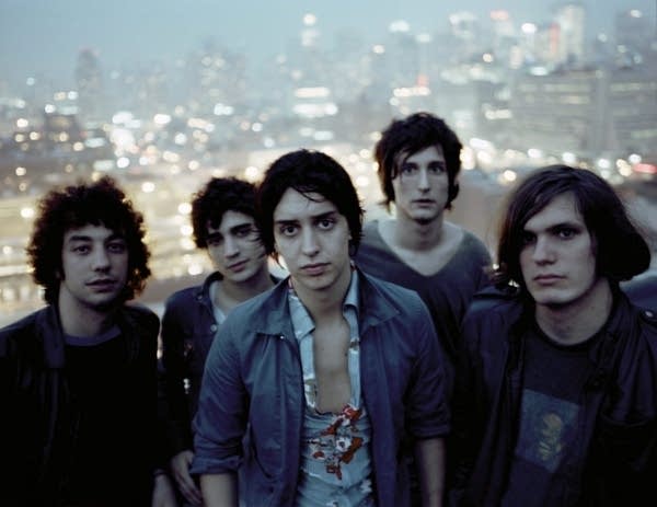 The Strokes in New York City on January 16, 2001.