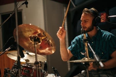 Static Panic perform in The Current's studio