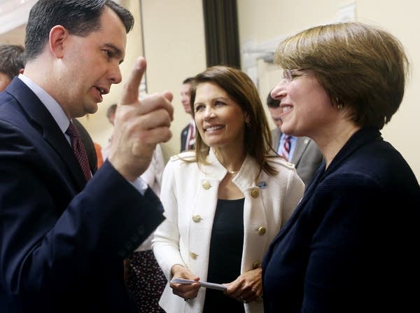 Walker, Bachmann and Klobuchar