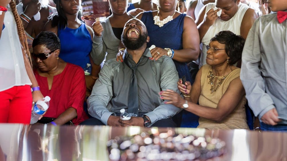 Mourners urge black Americans to take action MPR News