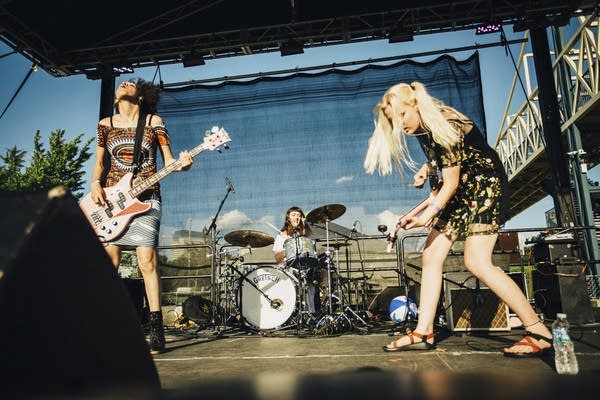 Bruise Violet take the Garden stage by storm.