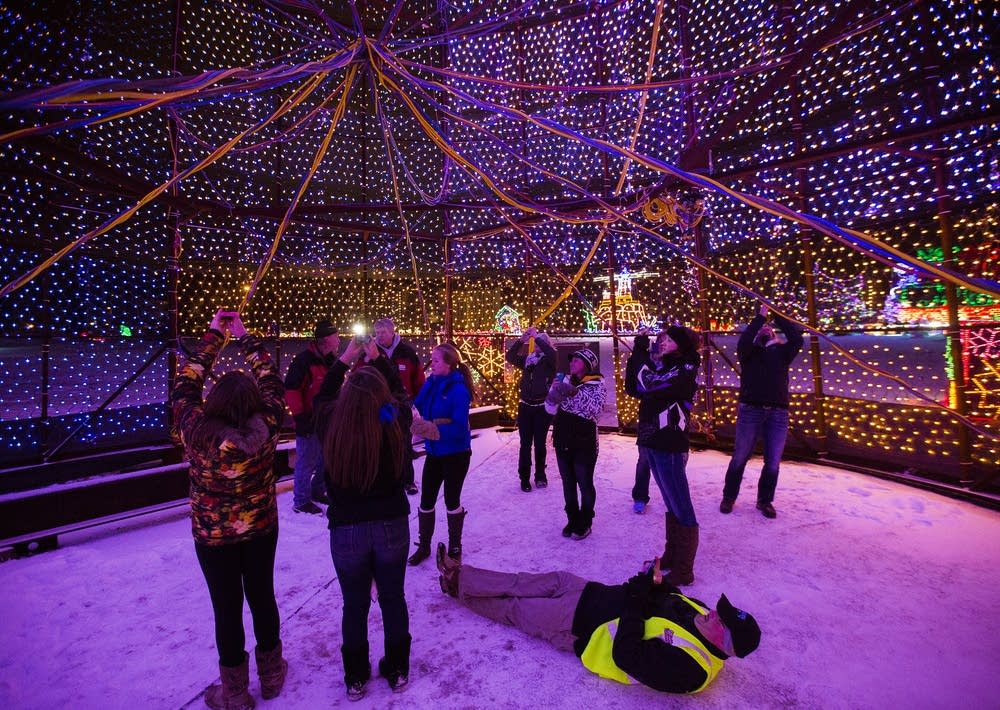 Photos Bentleyville lights up Duluth Minnesota Public Radio News