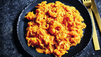 Creamy Prawn Orzo