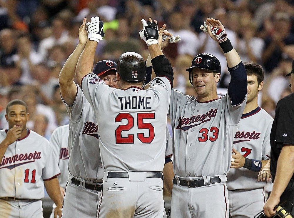 Thome celebrates