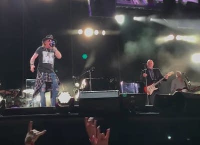 Music News Axl Rose Joins Billy Joel Onstage At Target Field The Current