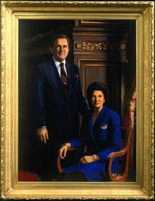 Portrait of Governor Rudy Perpich and First Lady Lola Perpich