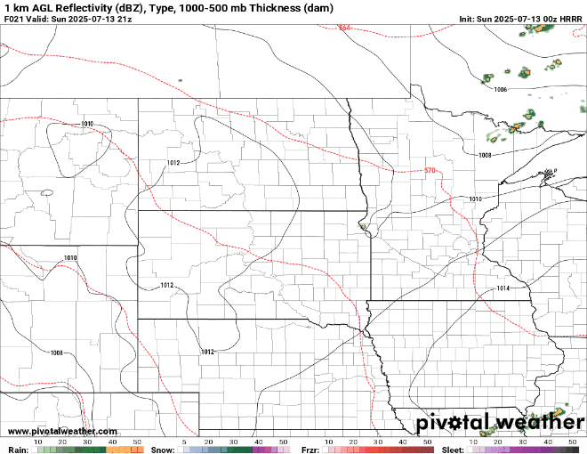 Sunday storm track