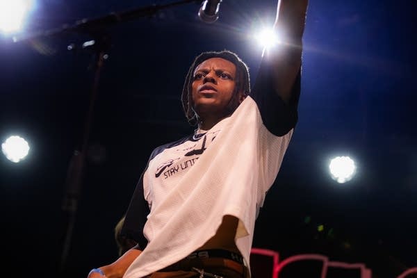 people performing on stage