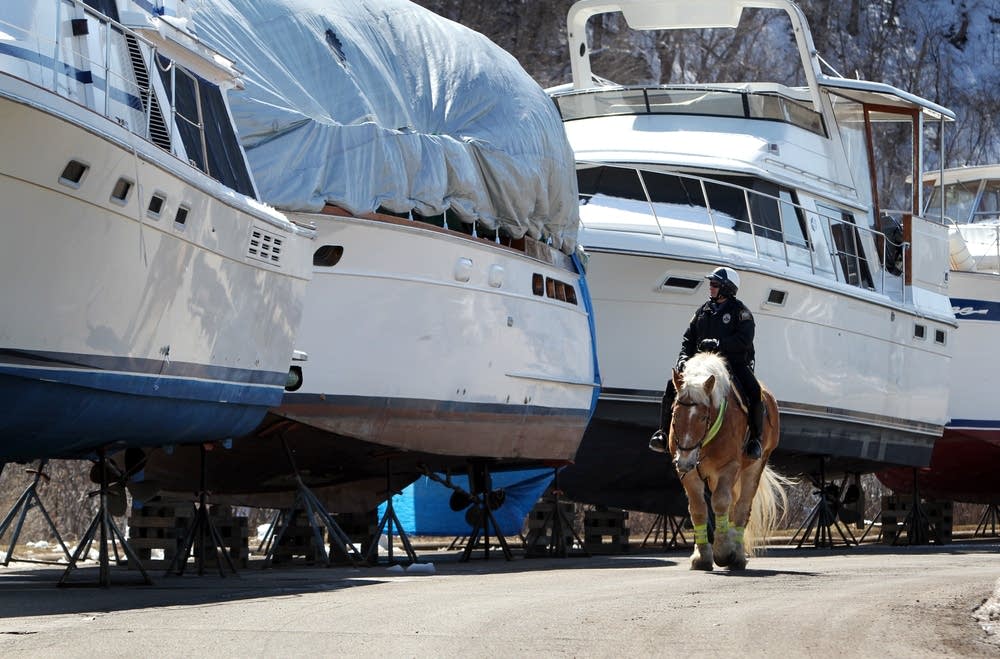 Patrolling yachts