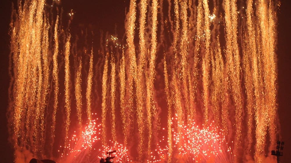 China kicks off 2008 Olympics with fireworks | MPR News