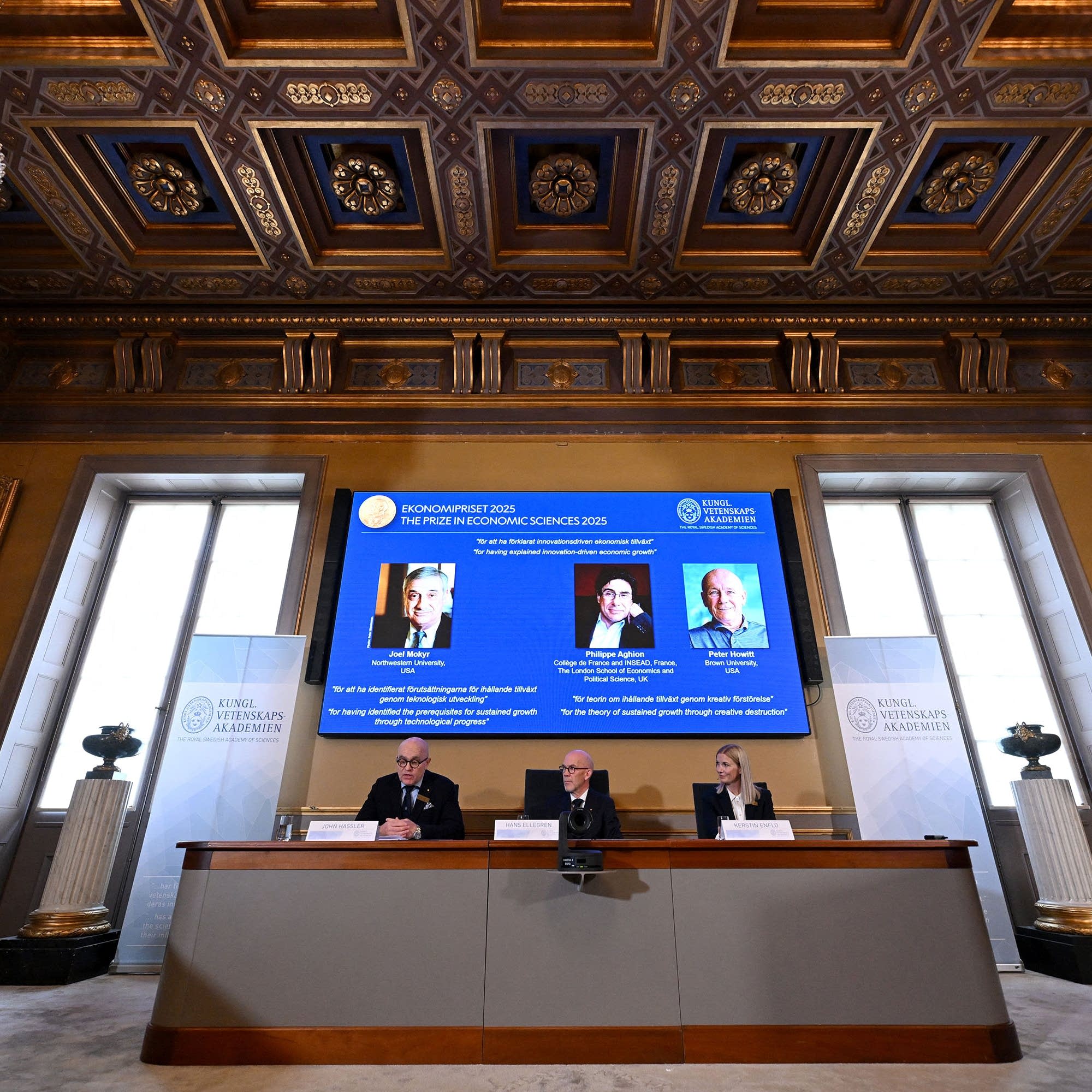 Nobel economics prize winners focus on tech, innovation