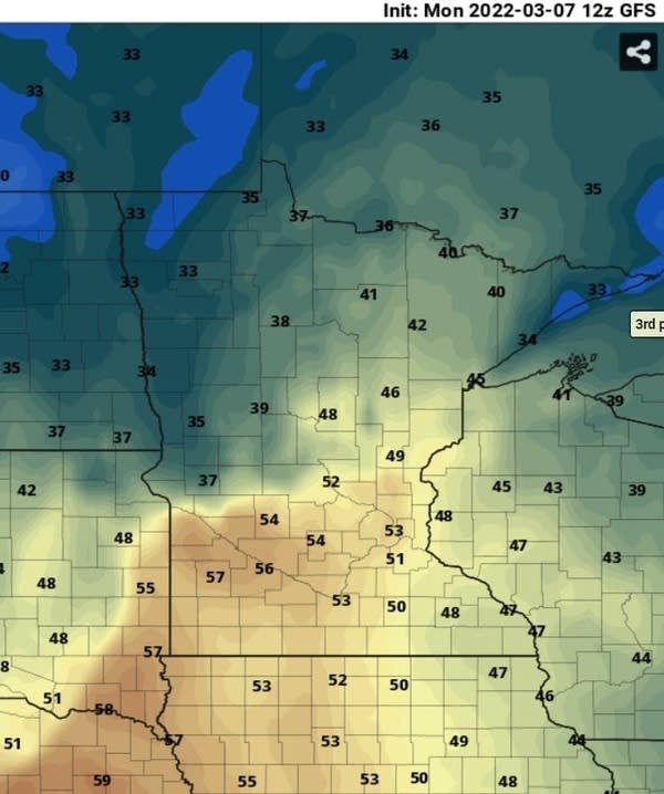 More winter than spring this week, 50s in sight?