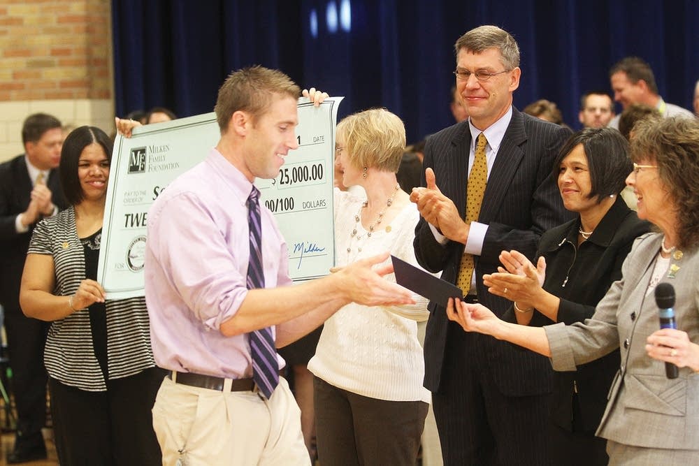 'My heart leapt' Wayzata teacher gets 25,000 award Minnesota Public