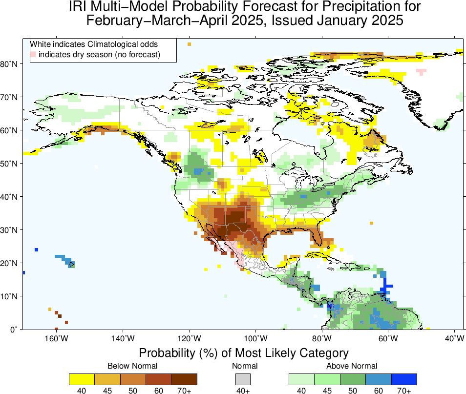 NOAA 3 month precipitation outlook