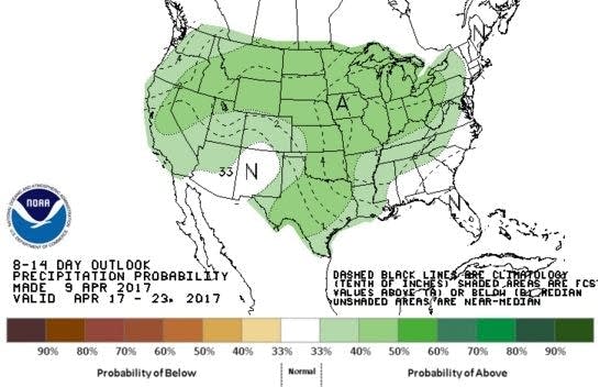 Apr 10 - 8 to 14 day outlook