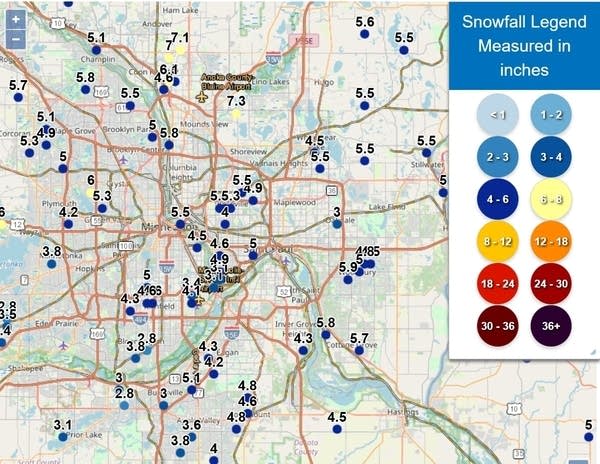 snowfall totals