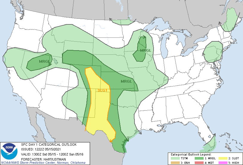 Severe weather outlook
