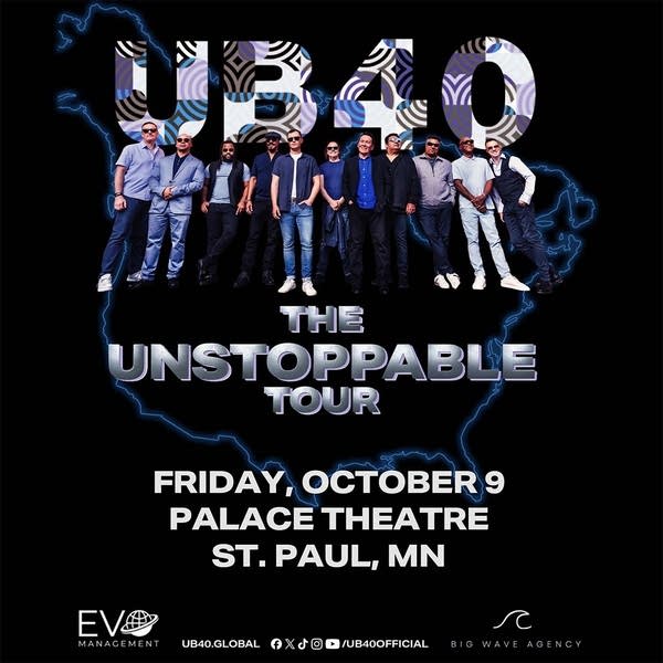 UB40 The Unstoppable Tour 2026 Tour Admat