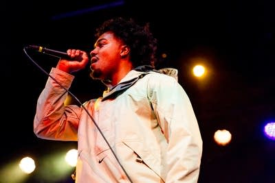 mati performing on stage