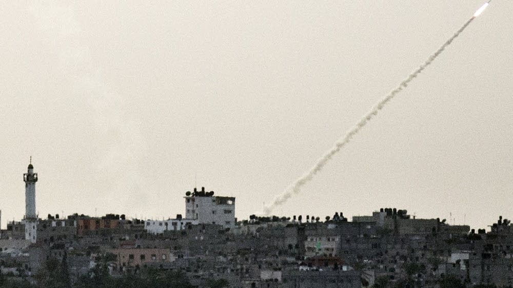 Palestinian rocket aimed at Jerusalem for 1st time | MPR News