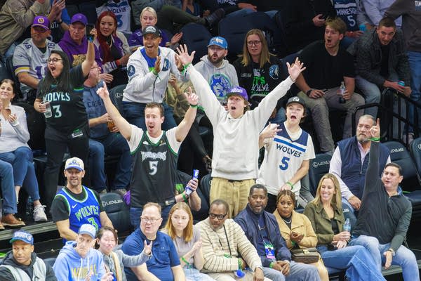 Timberwolves home opener game