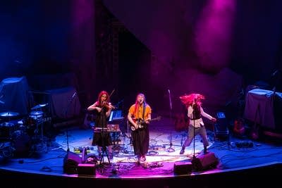 Band performing on stage