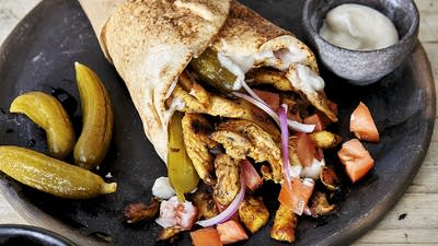 Chicken Shawarma Wraps