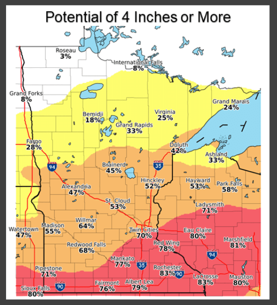 A quiet Monday; Tuesday snowstorm update