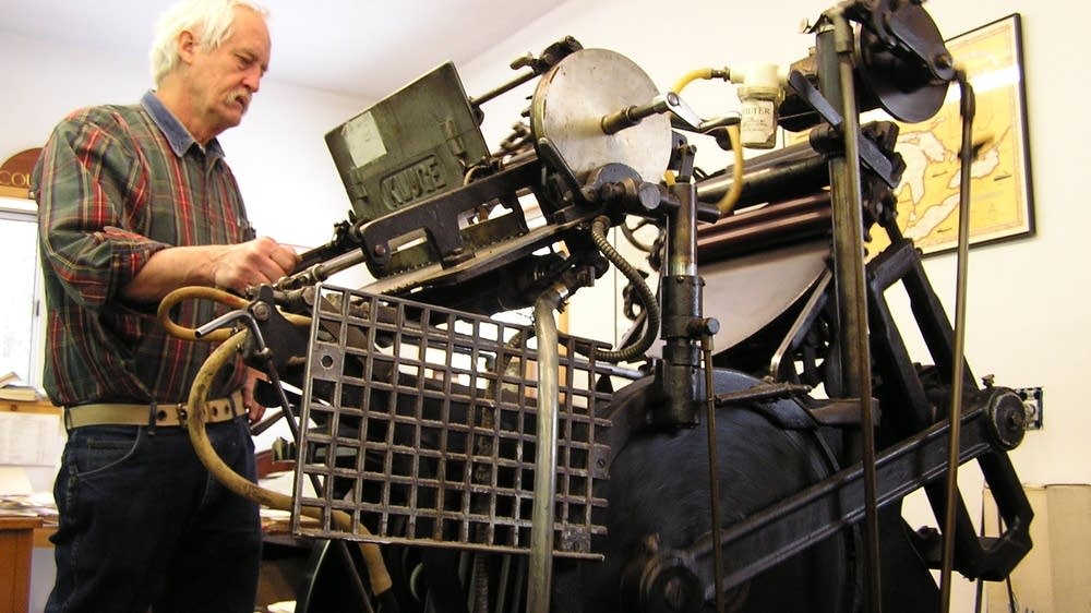 Wisconsin man salvages printing presses and builds a second career