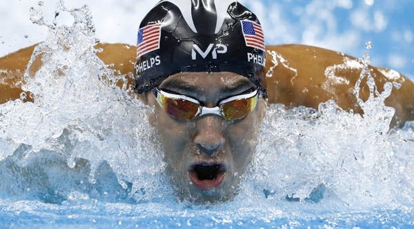 Michael Phelps competes in the Men's swimming 4 x 100m Medley Relay Final at the Rio 2016 Olympic Games.