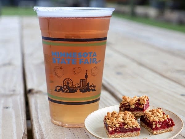 Cherry Rhubarb Crumble at Lulu's Public House