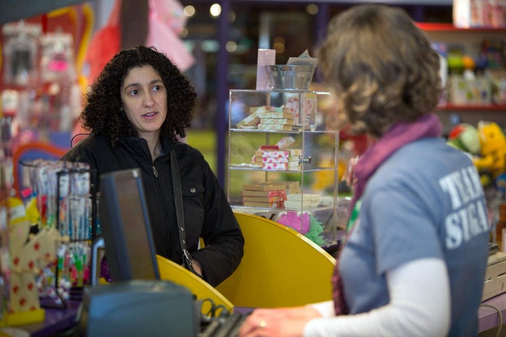 Buying a toy