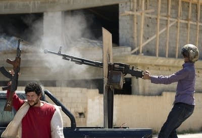 A Libyan rebels in Misrata