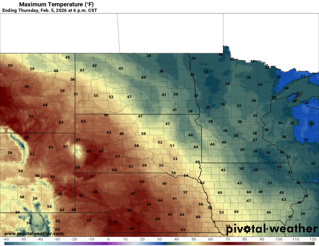 Temperatures climb above freezing for the first time in 20 days