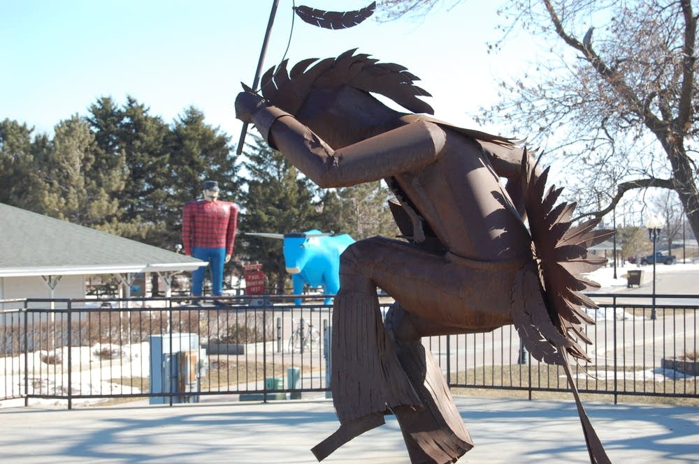 Bemidji's Indian sculpture