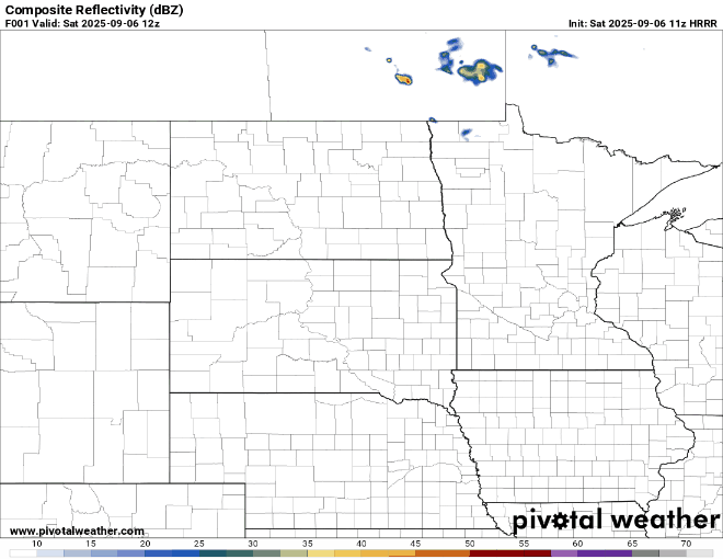 Chilly Saturday with spotty showers possible