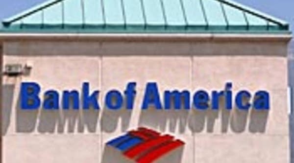 Bank of America sign in Pasadena, Calif.