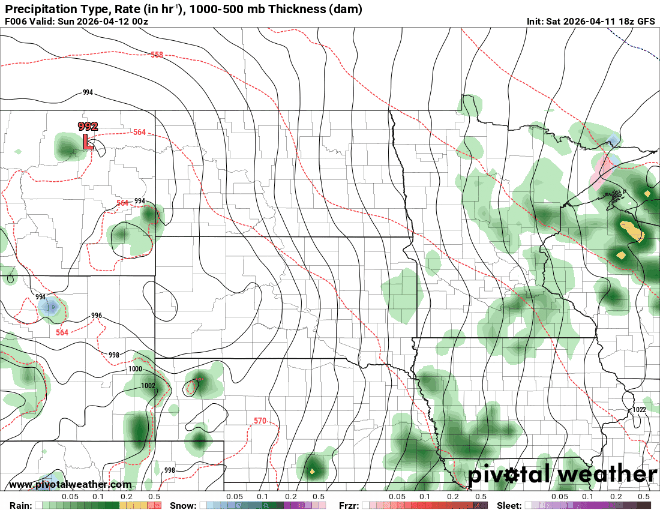 Forecast precipitation Saturday 7 p.m. to Sunday 7 p.m.