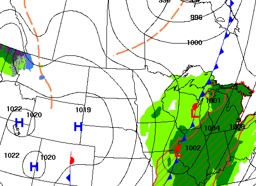 Spotty showers possible south Saturday; brighter Sunday 