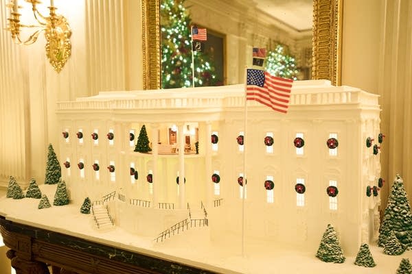 Trump White House decorations for the holidays.