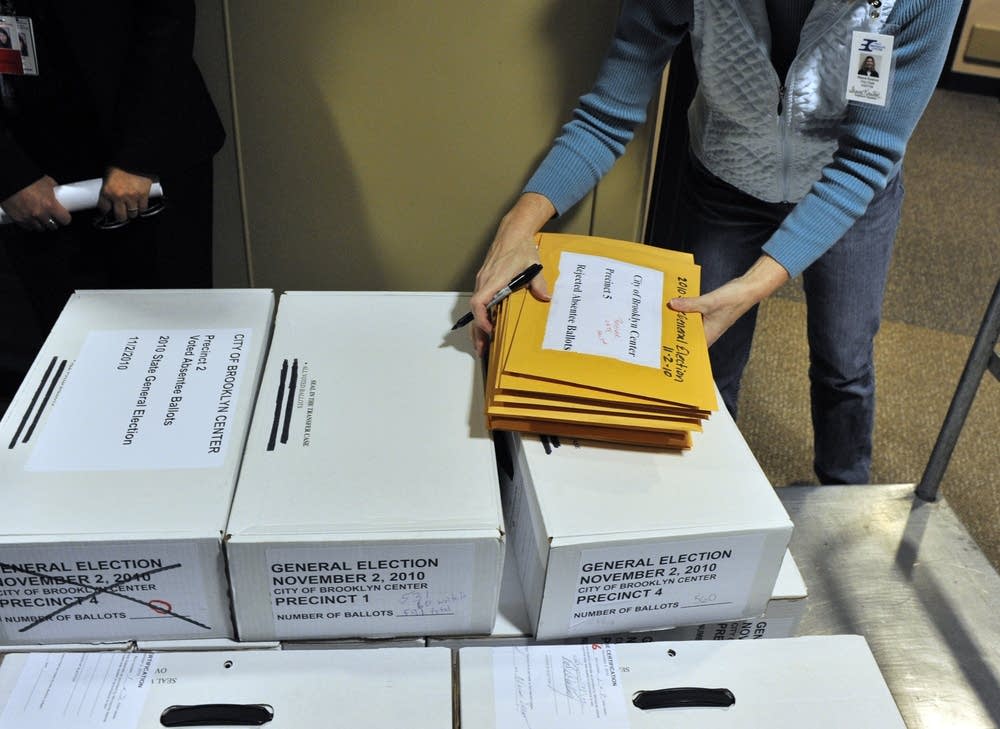 Stack of ballots