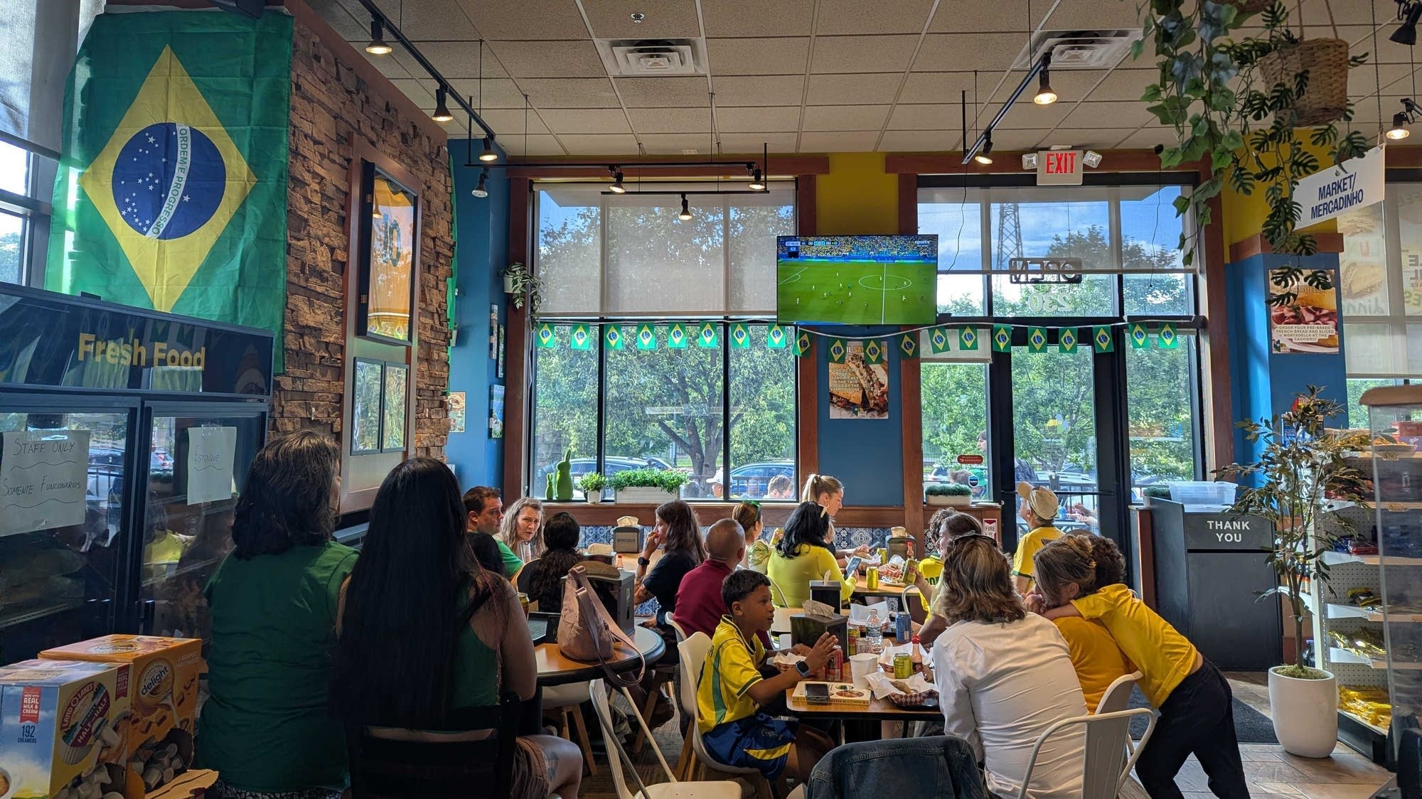 Little Brazil brings big crowd for world cup